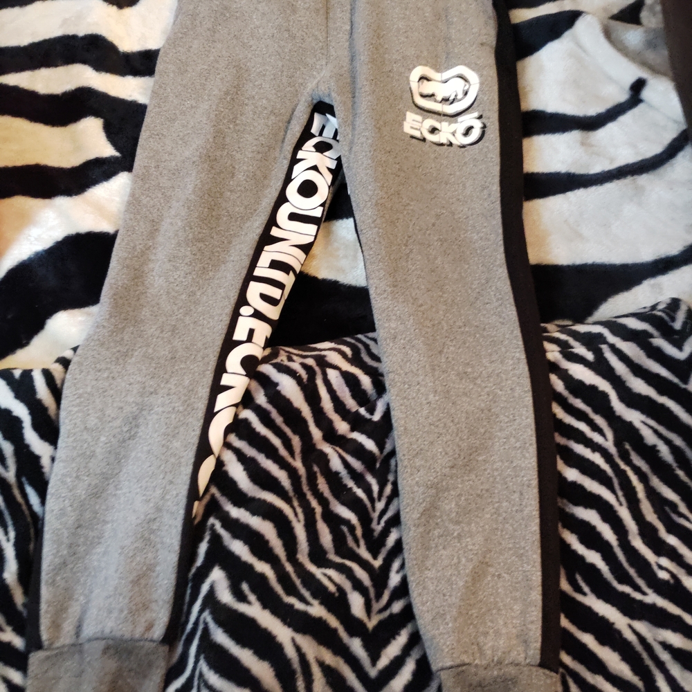 Ecko Unlimited Gray and Black Kids Joggers